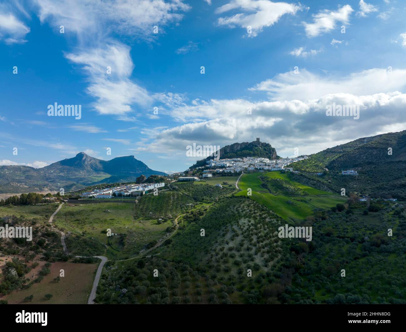 municipality of Zahara de la Sierra in the comarca of the white ...