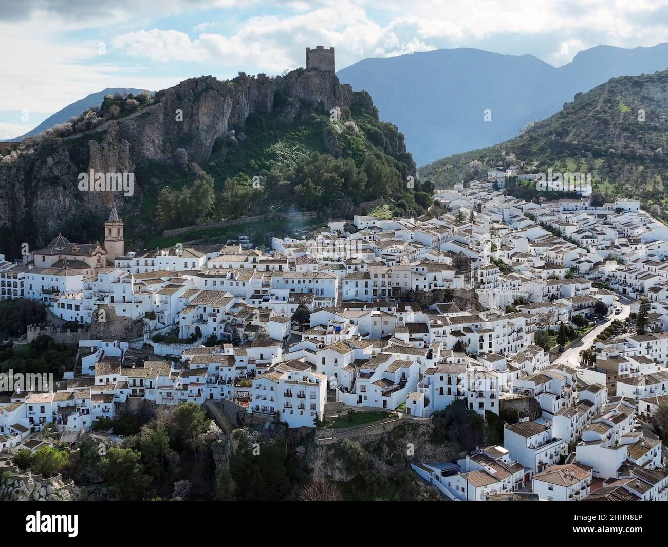 municipality of Zahara de la Sierra in the comarca of the white ...