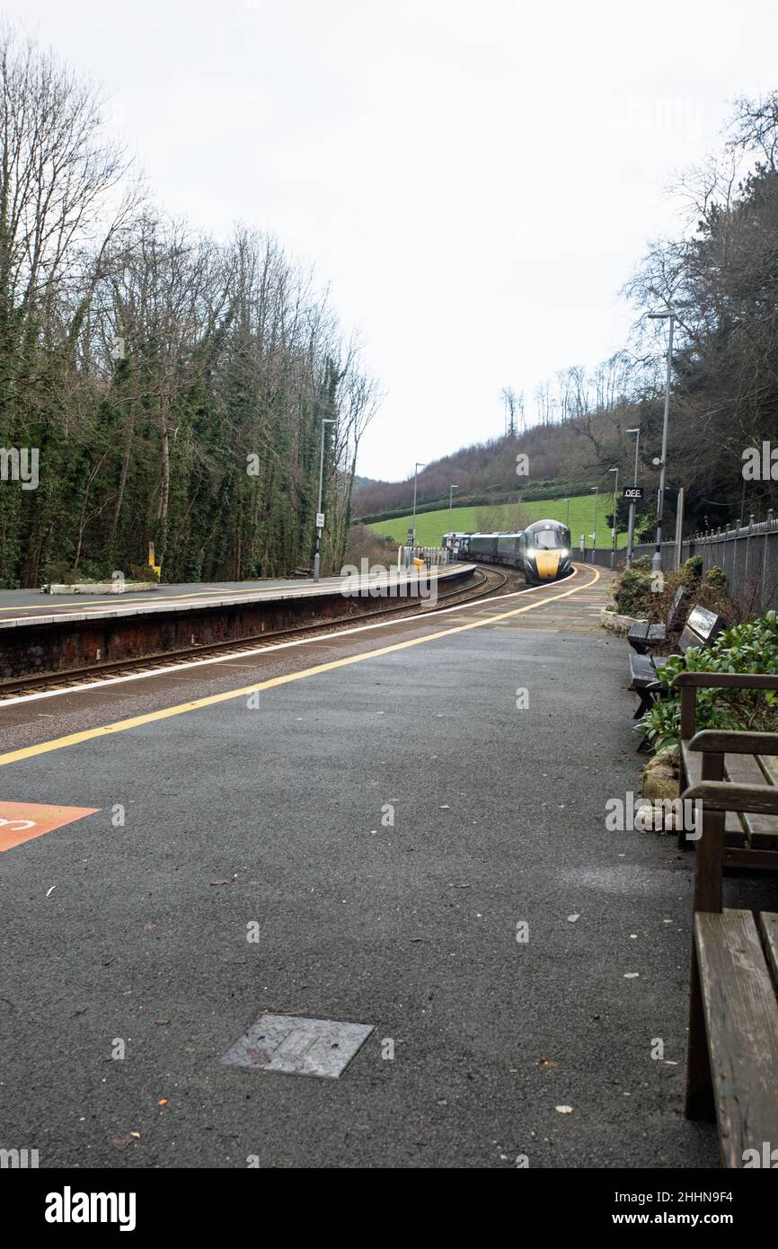 St Erth, Cornwall, England, January 20th 2022, St Erth train station