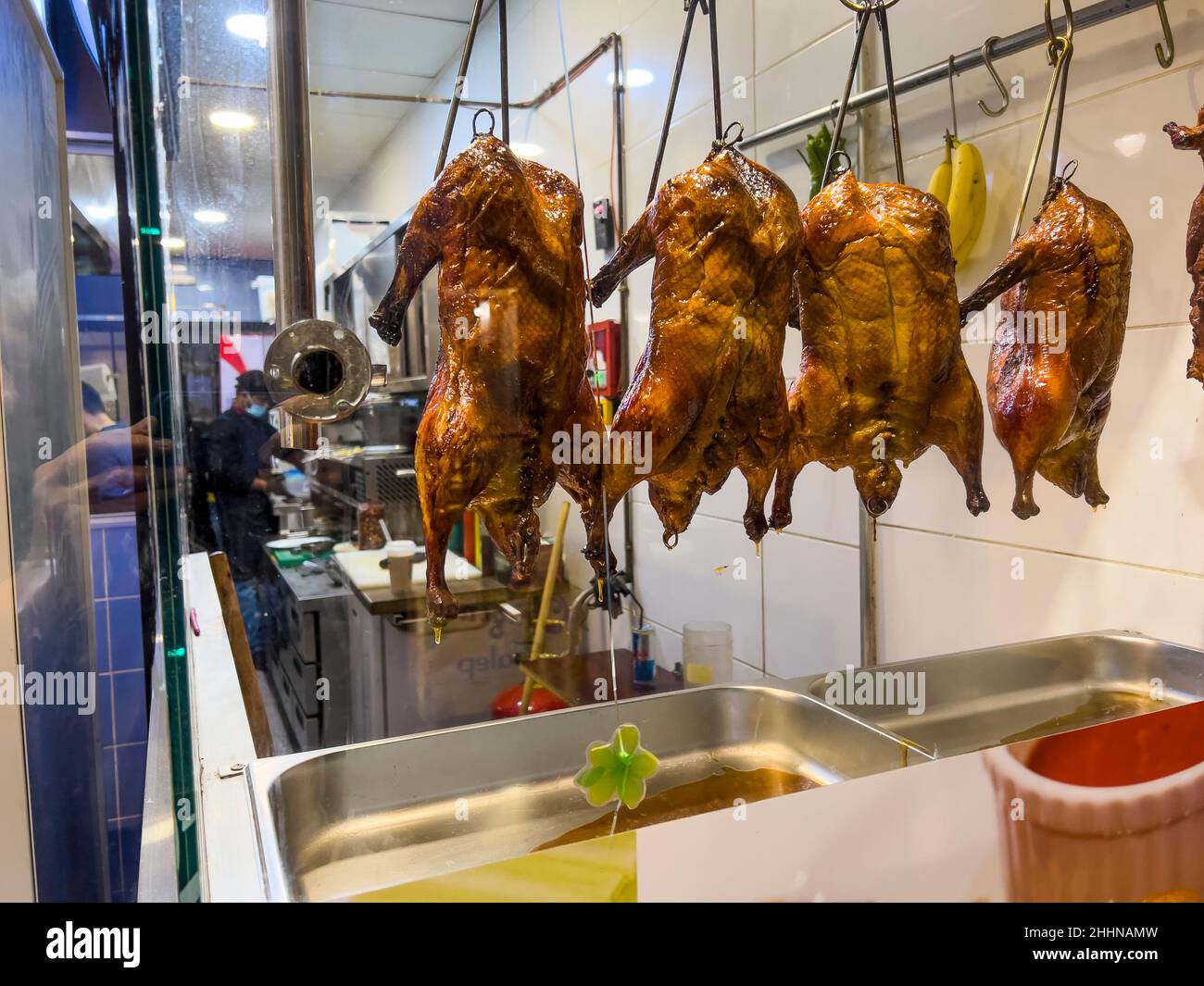 ATHENS, GREECE JANUARY 15, 2022 Close up of delicious crispy roasted