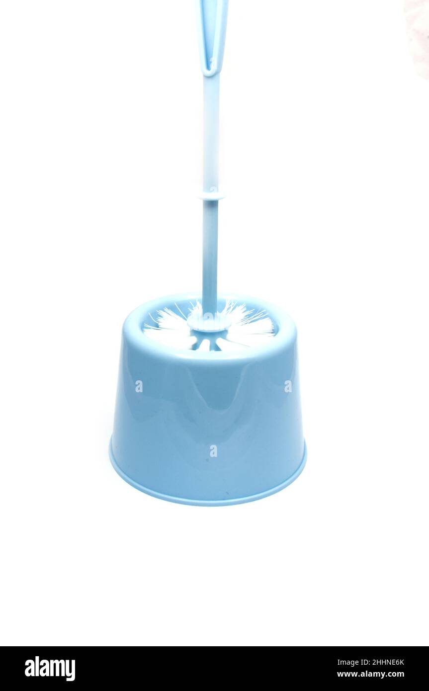 toilet brush isolated on the white Stock Photo - Alamy