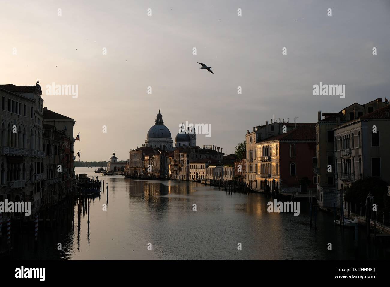 A general view of the Grand Canal in Venice Stock Photo