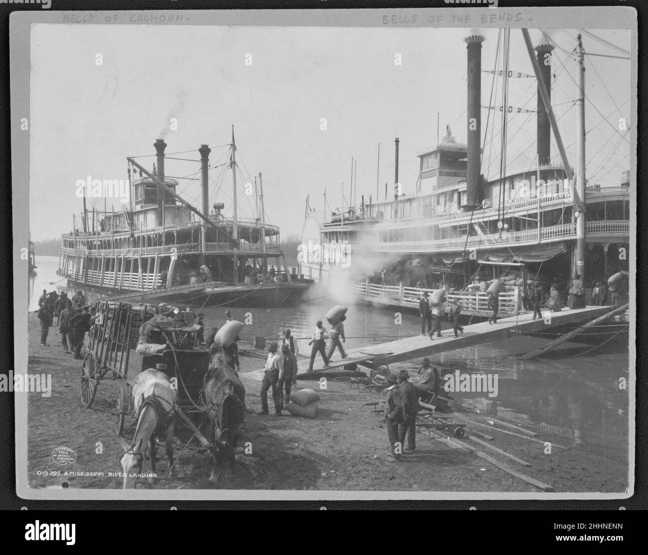A Mississippi River Landing at Memphis Stock Photo Alamy