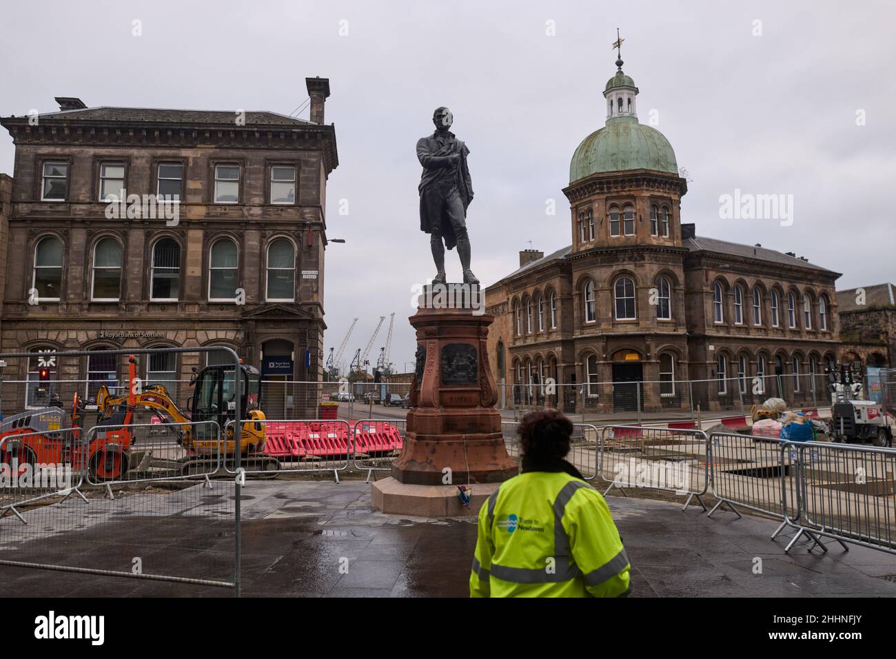 Edinburgh Scotland, UK January 25 2022.The 200yearold Robert Burns