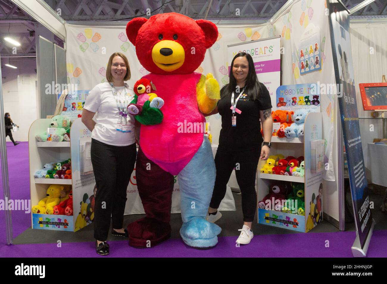 London, UK. 25th Jan, 2022. Toy Fair 2022 Childrens' Favourite Characters Photocall Olympia. The Toy Fair 2022 brought together many favourite characters from children's television and other media for a special photocall. From Teletubbies to Elves and Peppa Pig. dit Credit: Peter Hogan/Alamy Live News Stock Photo