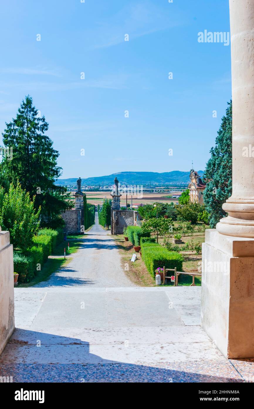 Palladian Villa of Montruglio, Interior, Vicenza, Veneto. Italy, Europe Stock Photo