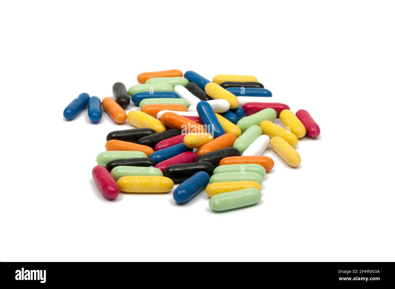 liquorice colorful candy sticks isolated Stock Photo Alamy