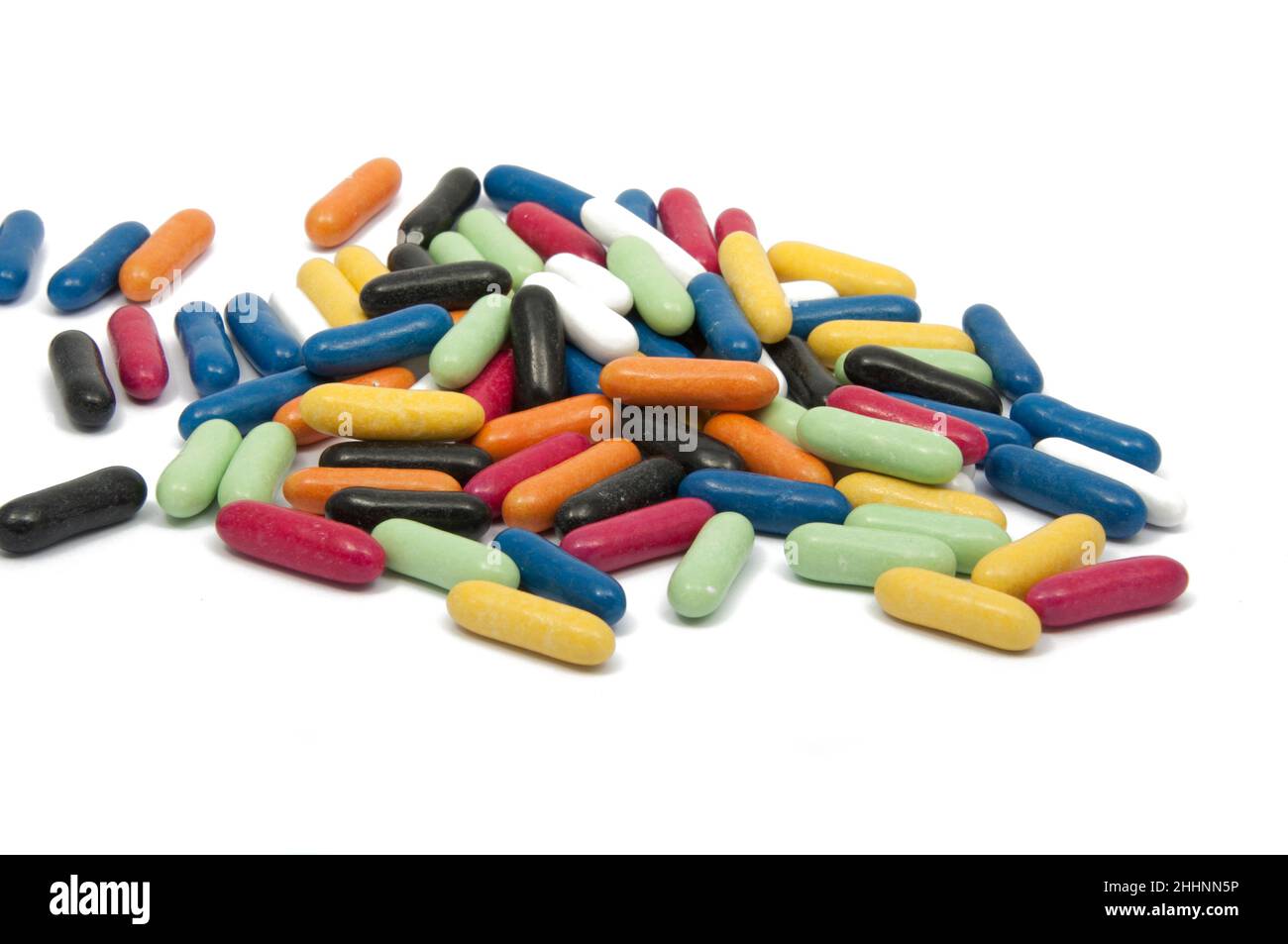 liquorice colorful candy sticks isolated Stock Photo Alamy