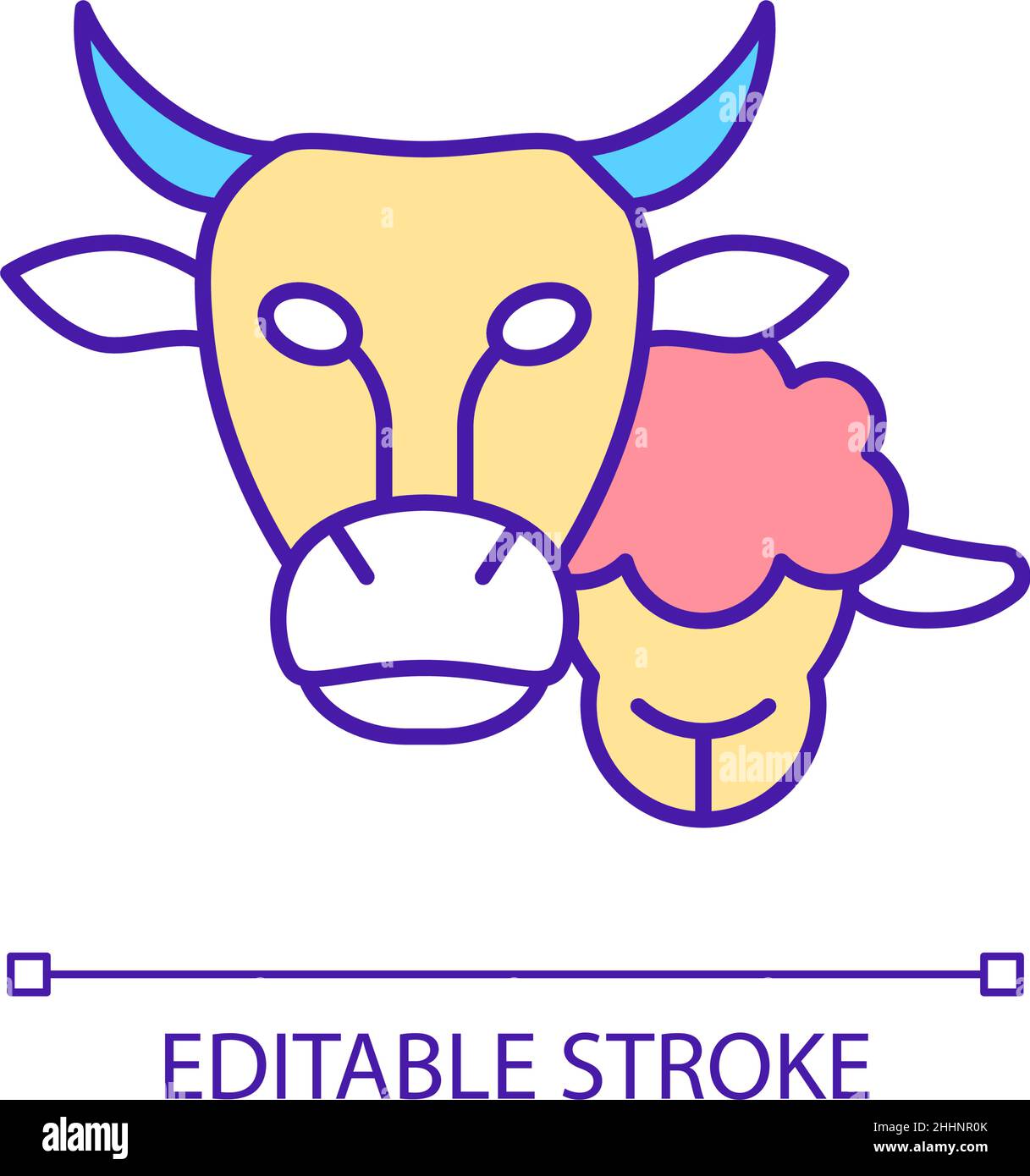 Livestock RGB color icon Stock Vector Image & Art Alamy