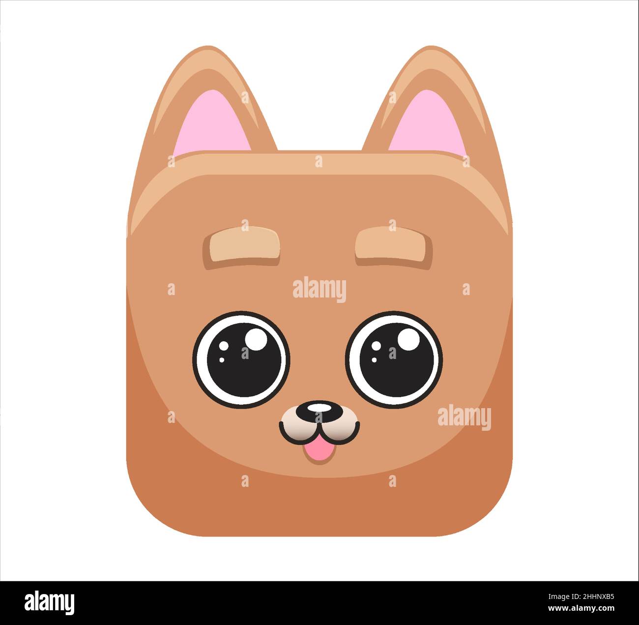 Kawaii cat icon cute animal hi-res stock photography and images