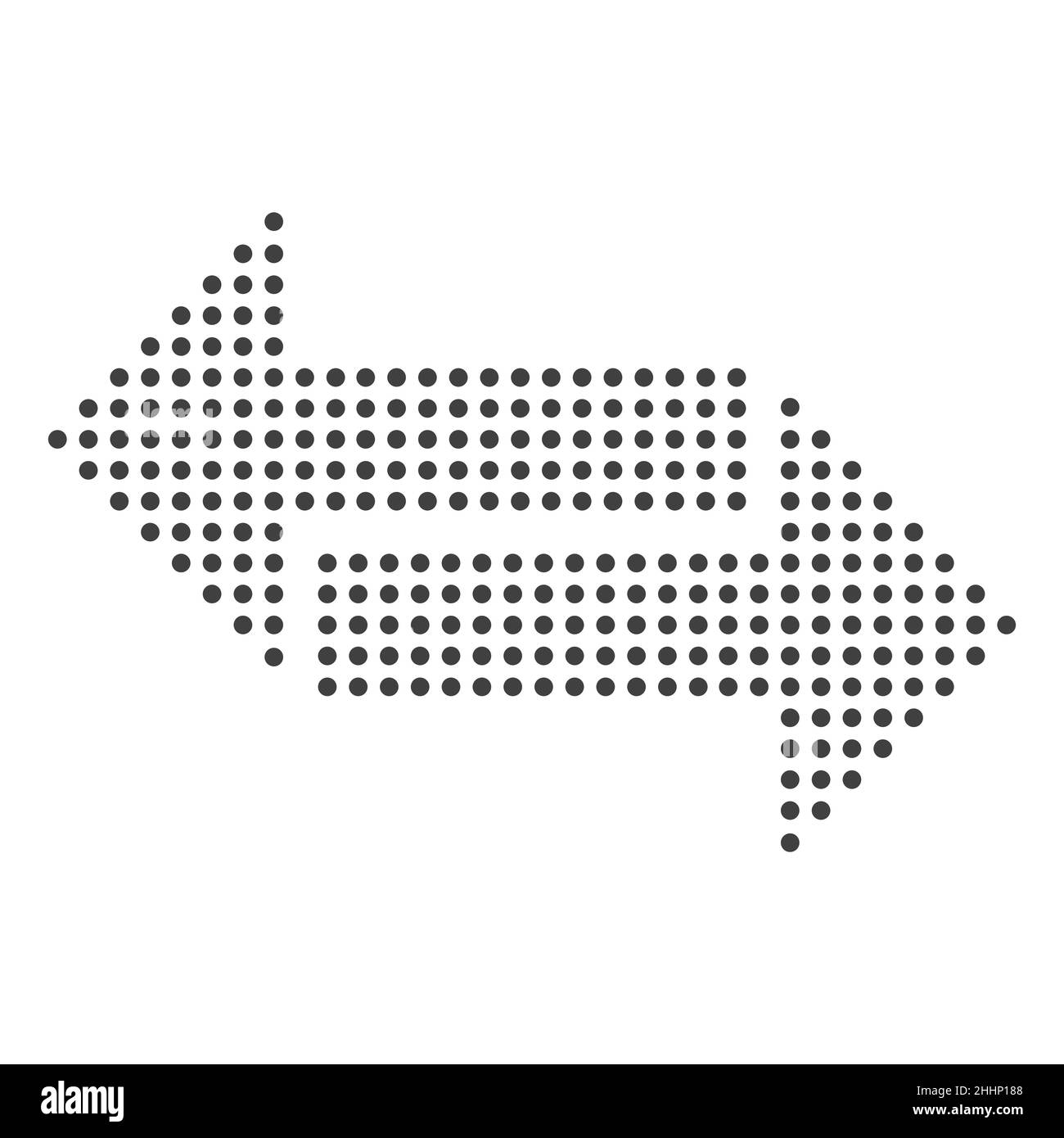 Arrow icon on a white background. Modern right arrow Stock Vector Image ...