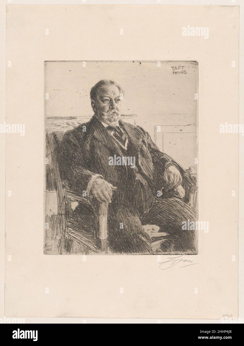 President William Howard Taft 1911 Anders Zorn Swedish. President ...