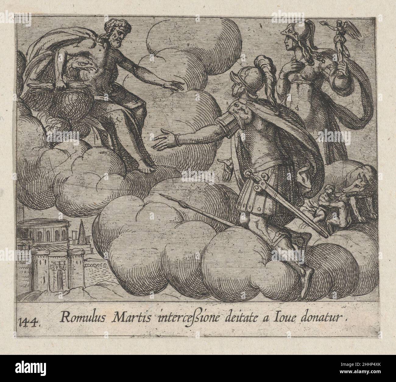 古典レリーフ【Apoteosi di Romolo】 Italian art, detail of the Apotheosis of Romulus by Mariano