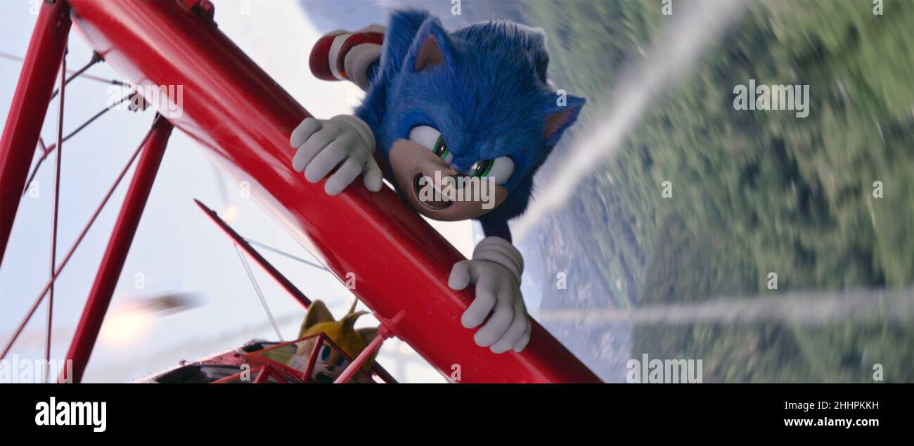 Sonic the Hedgehog 2 is an upcoming adventure film based on the video game franchise Sonic the Hedgehog published by Sega.    This photograph is for editorial use only and is the copyright of the film company and/or the photographer assigned by the film or production company and can only be reproduced by publications in conjunction with the promotion of the above Film. Stock Photo