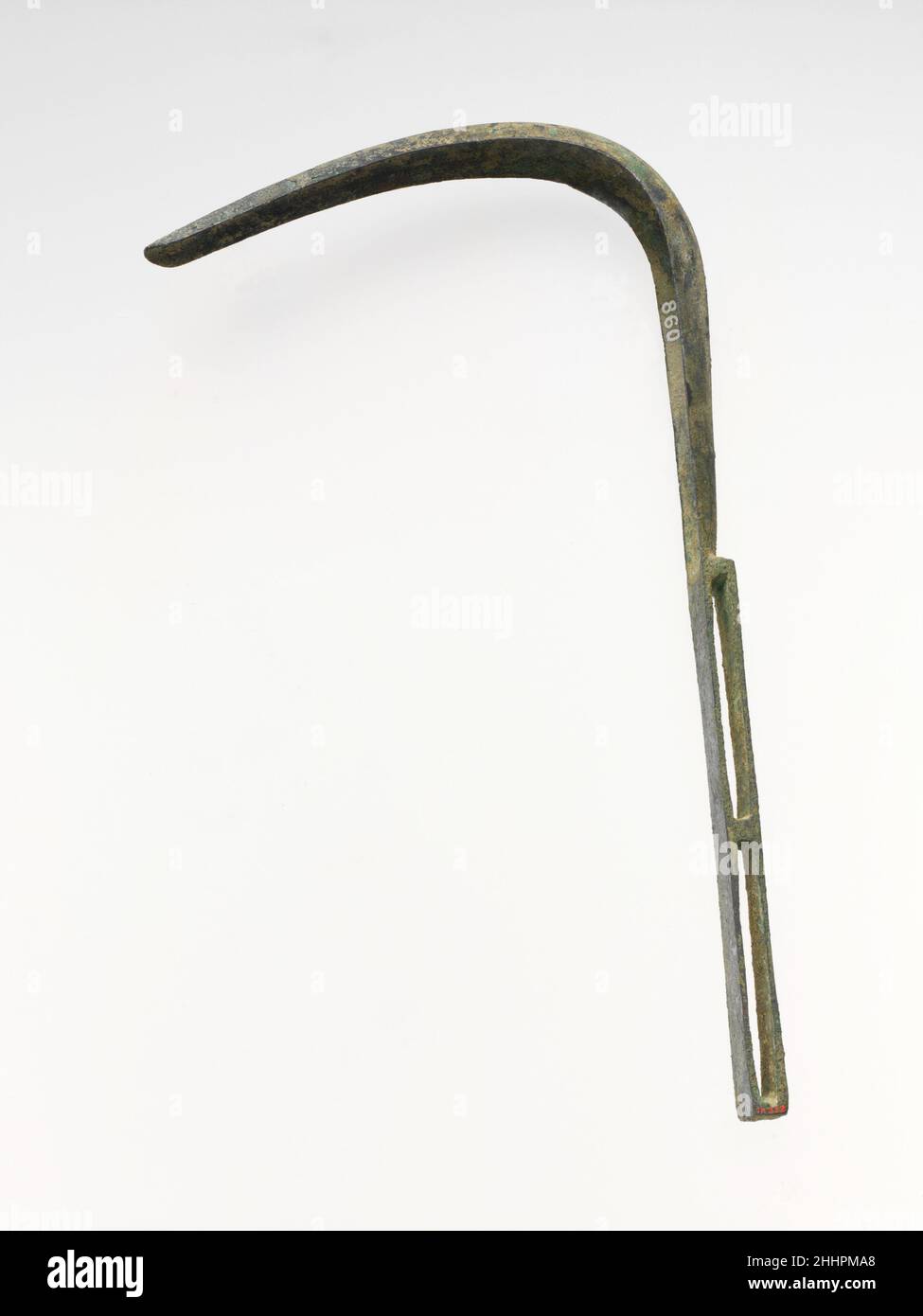 Bronze strigil 1st–2nd century A.D. Roman The blade is bent to an acute ...