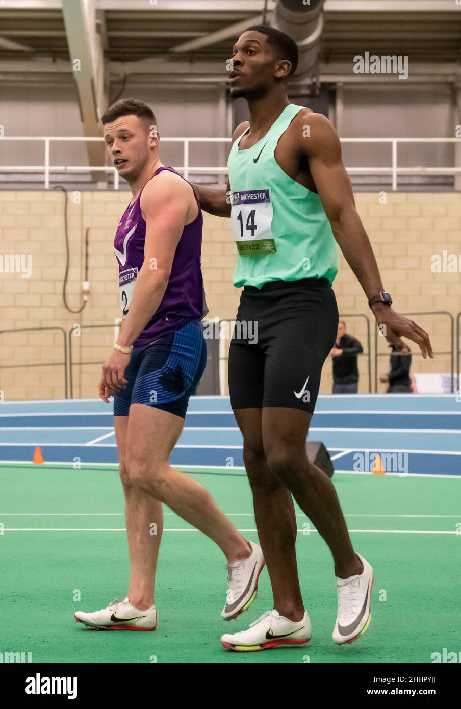 MANCHESTER - ENGLAND 23 JAN 22: Confidence Lawson competing in the men ...