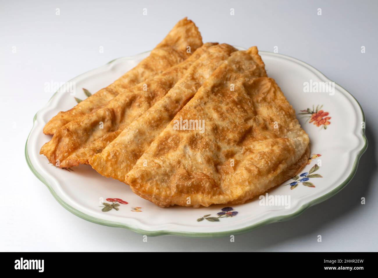 Traditional delicious Turkish foods,minced meat in savoury pastry