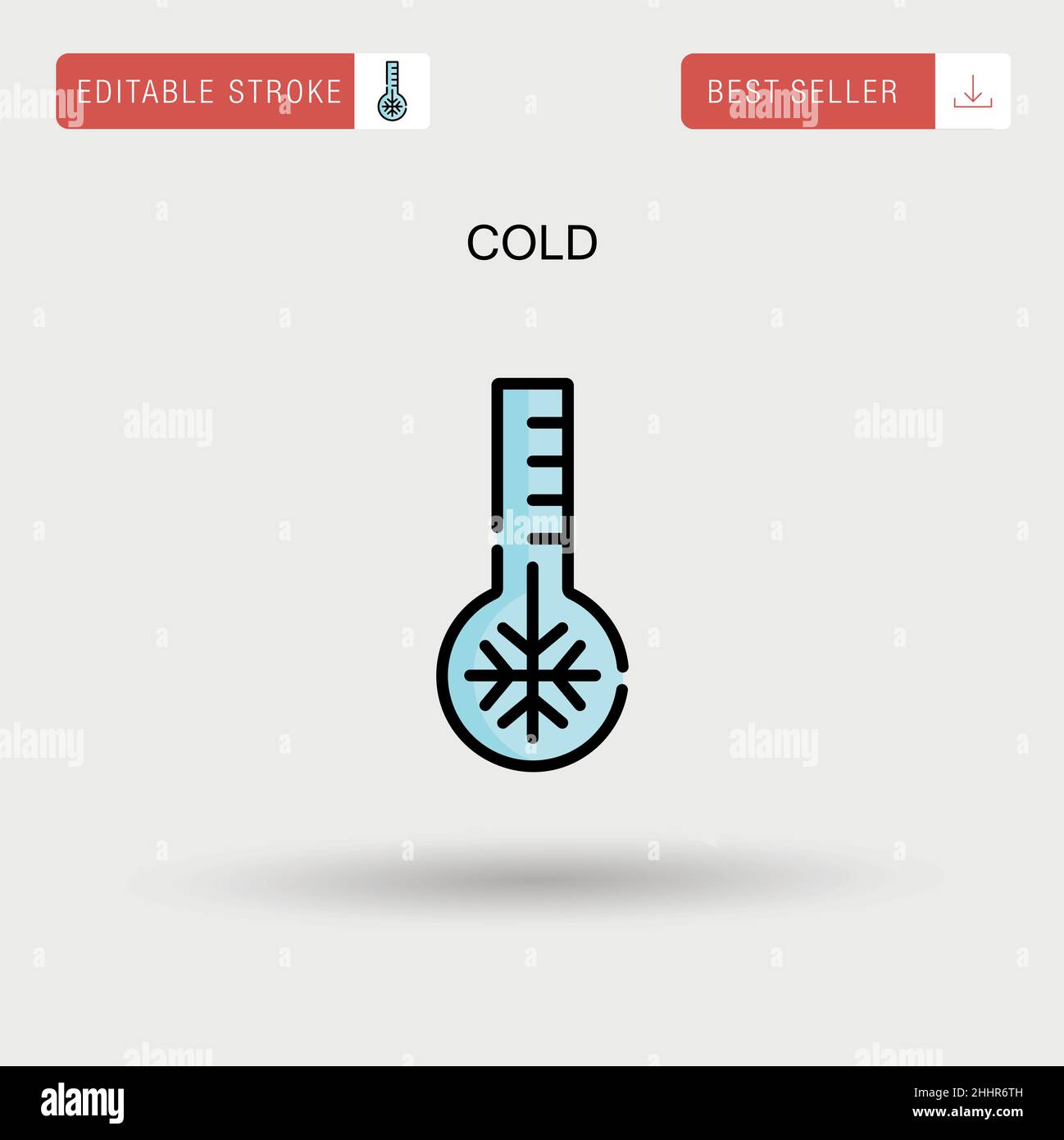 Woman freezing cold snow Stock Vector Images - Alamy