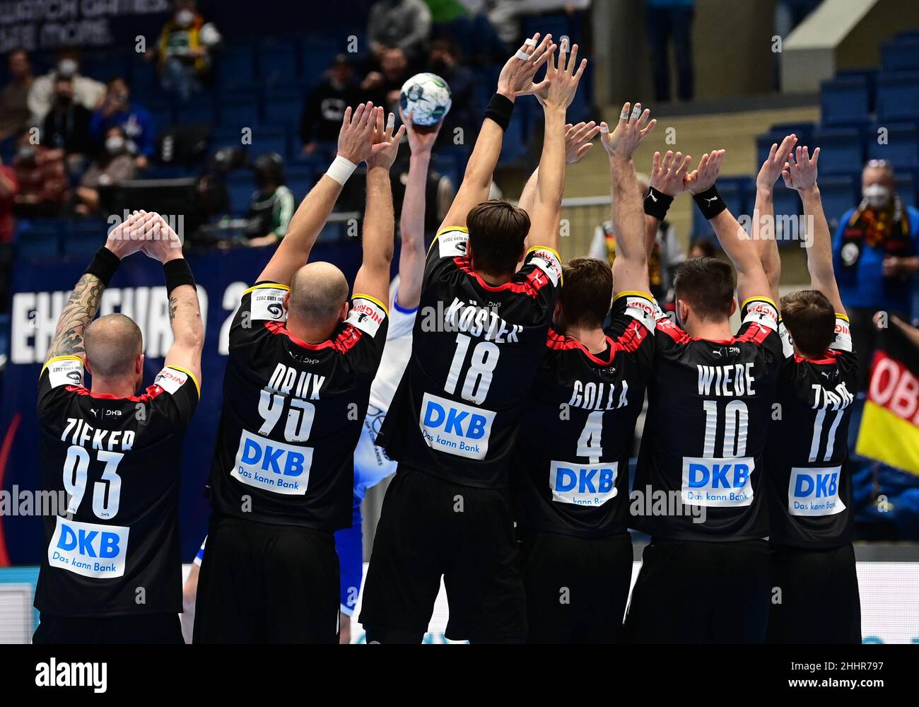 Bratislava, Slovakia. 25th Jan, 2022. Handball, European Championship