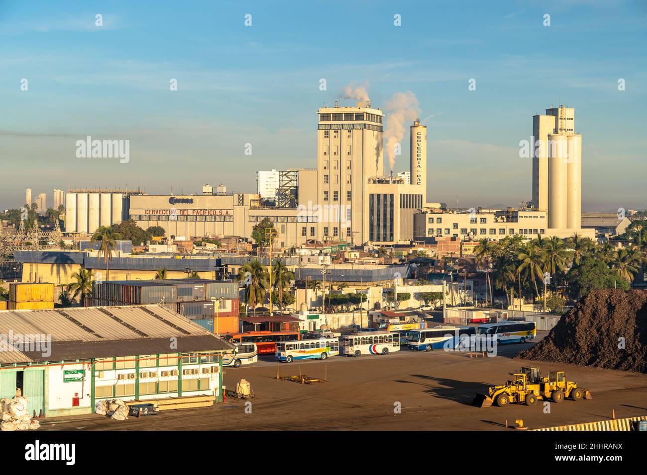 Pacifico brewery at the port in Mazatlan, Mexico Stock Photo Alamy