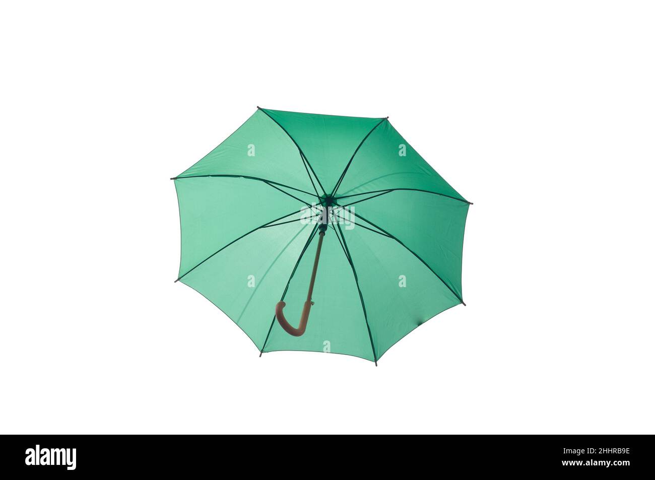 colorful umbrella isolated on the white Stock Photo