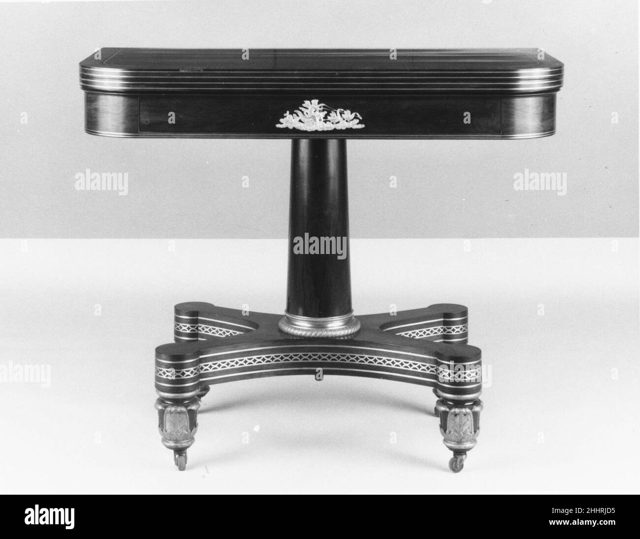 Card Table ca. 1825 Attributed to the of Duncan Phyfe Scottish With their bold yet