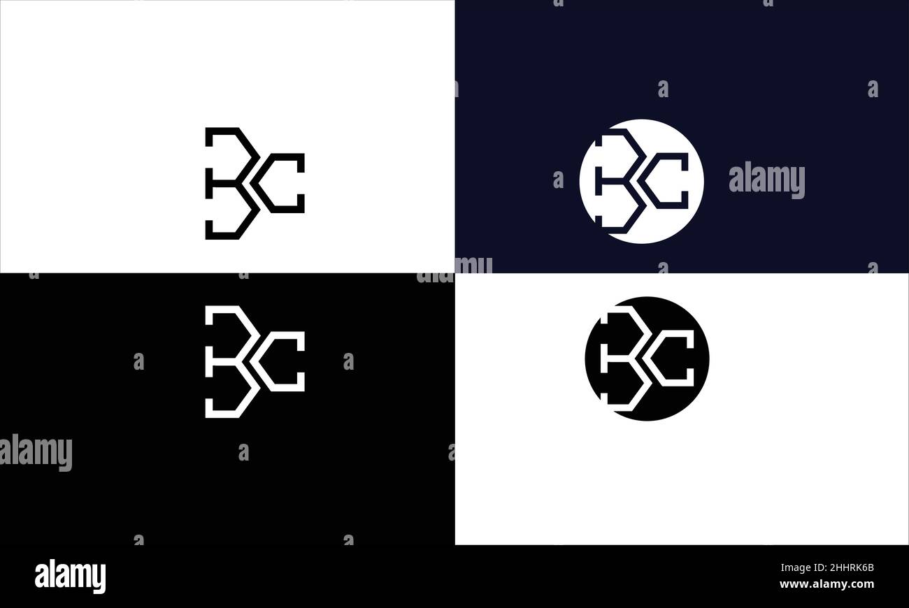 SN, NS Abstract Letters Logo monogram Stock Vector
