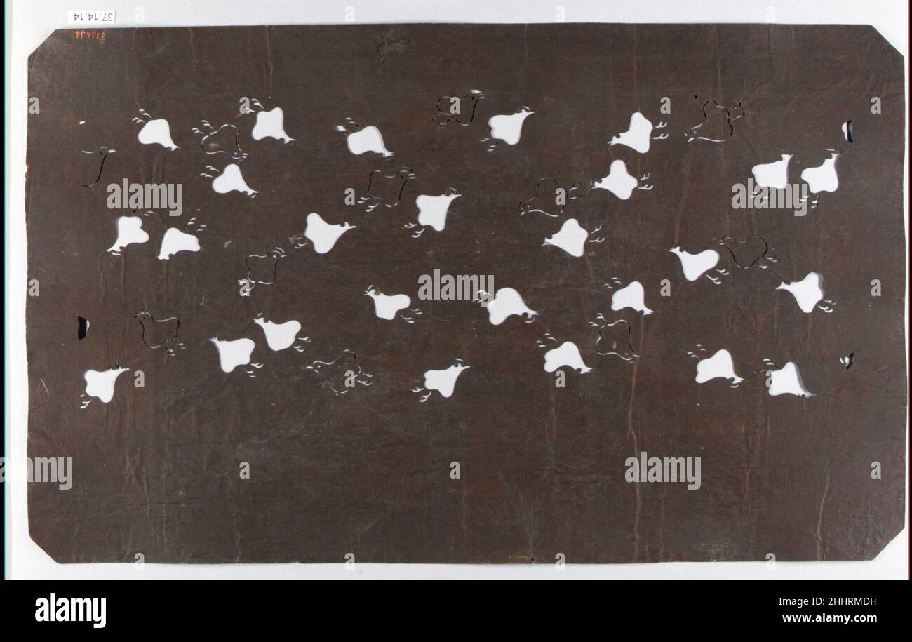 Stencil early 19th century Japan. Stencil. Japan. early 19th century ...