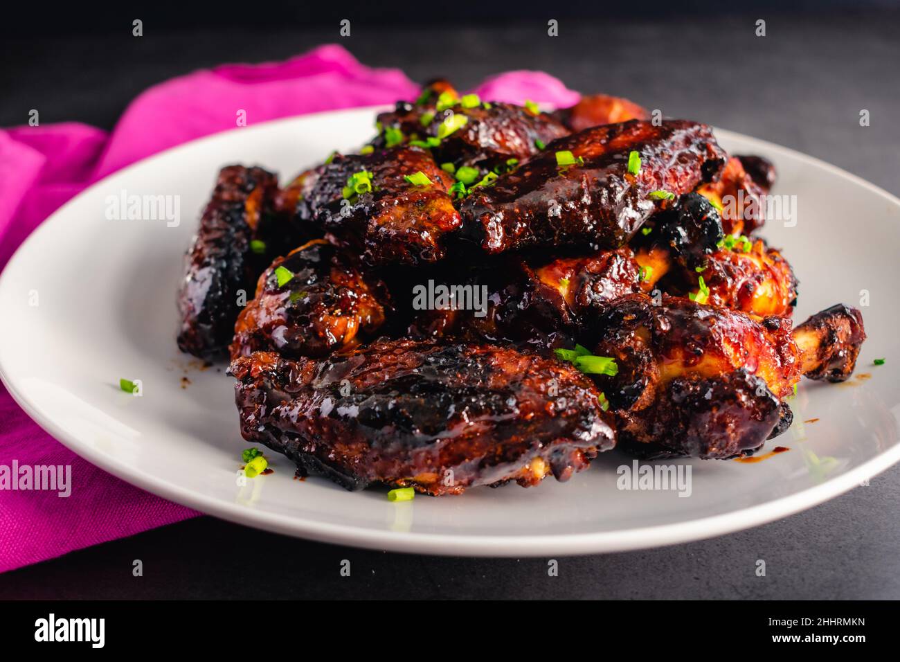 Chinese Five Spice Chicken Wings With Soy, Balsamic Reduction Glaze