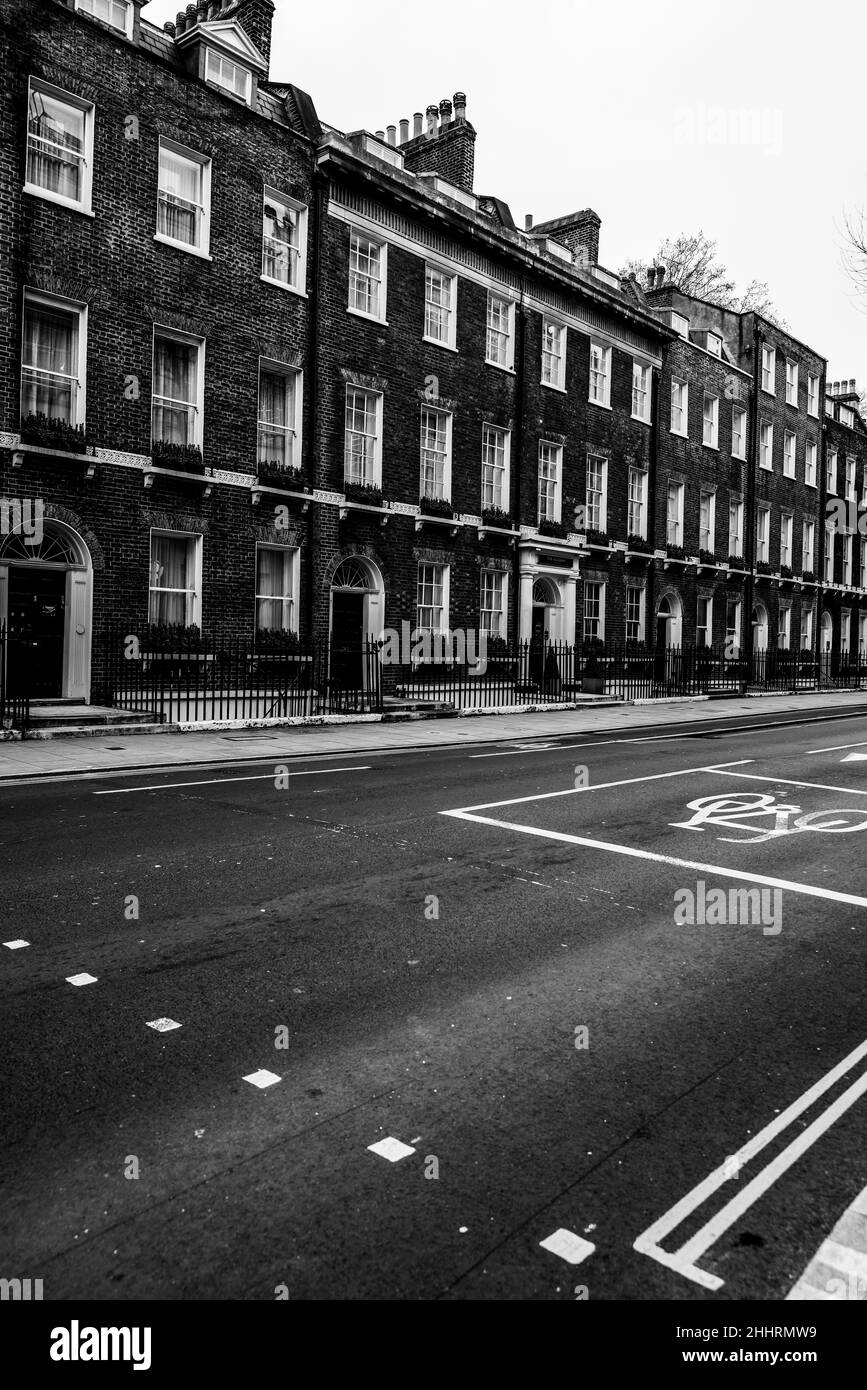 Victorian terrace and london Black and White Stock Photos & Images - Alamy