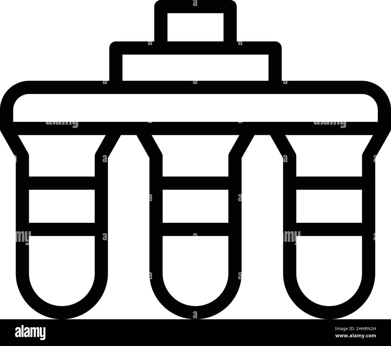 Osmosis plant icon outline vector. Water filter. Purification equipment Stock Vector