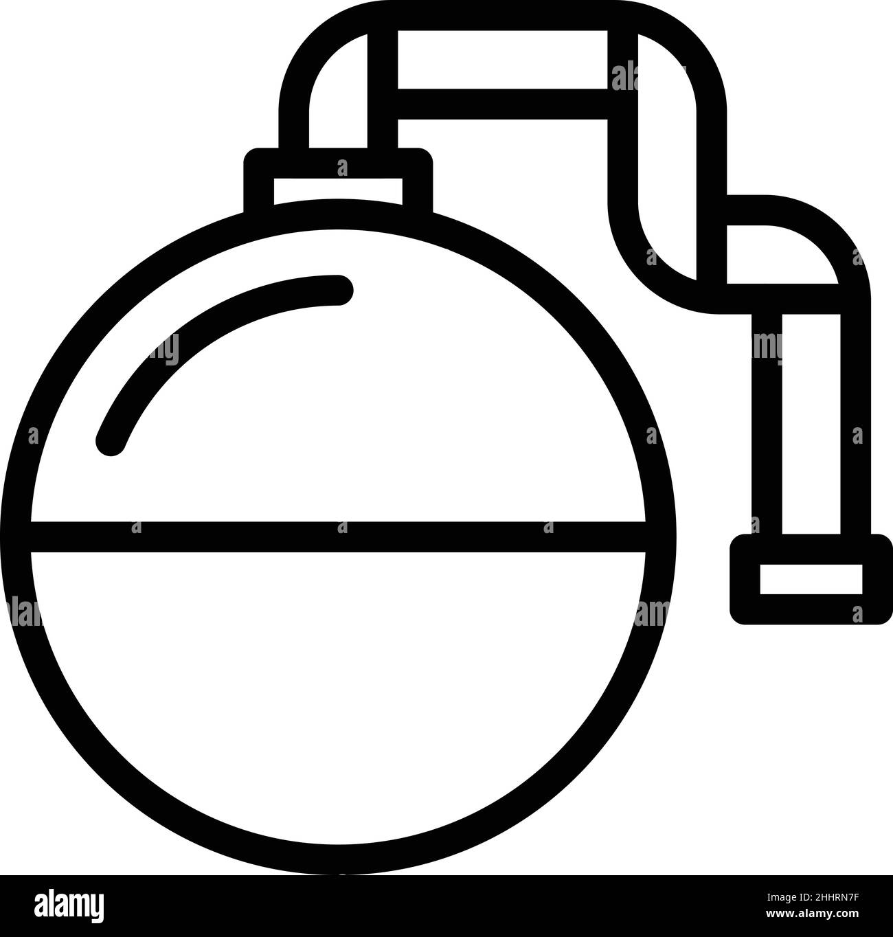 Reverse osmosis icon outline vector. Water filter. Plant filter Stock Vector