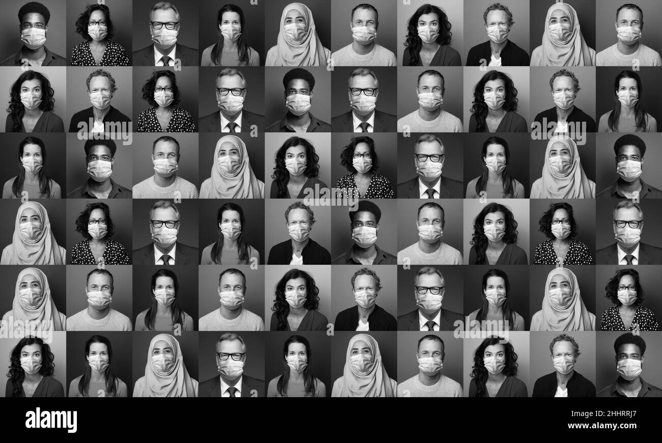 Old man wearing mask Black and White Stock Photos & Images - Alamy