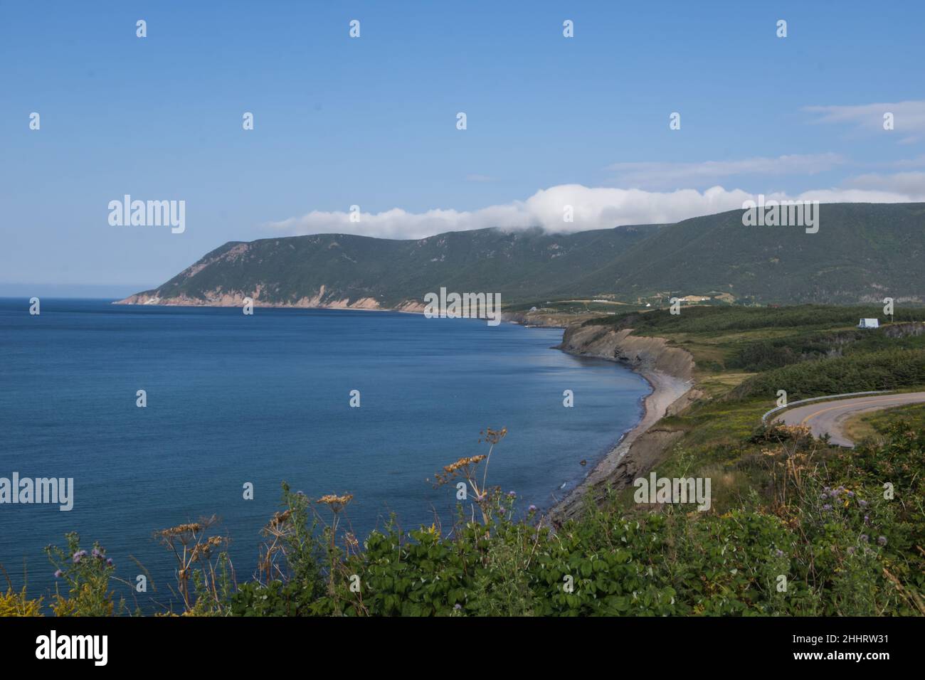 Meat Cove, At The End of Cape Breton Island Stock Photo