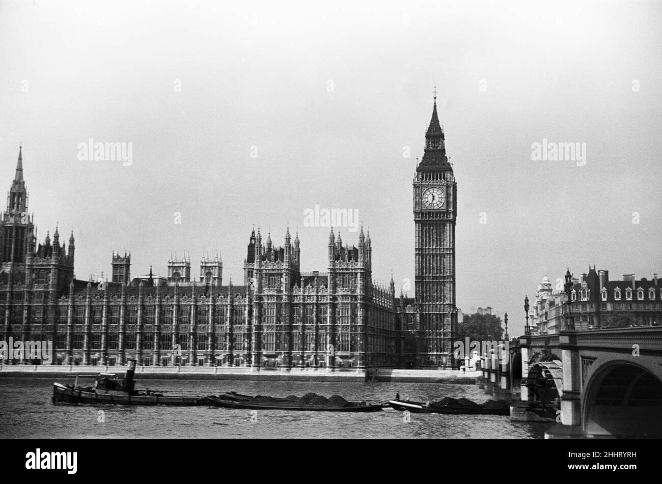 The Palace of Westminster August 1939 Stock Photo - Alamy