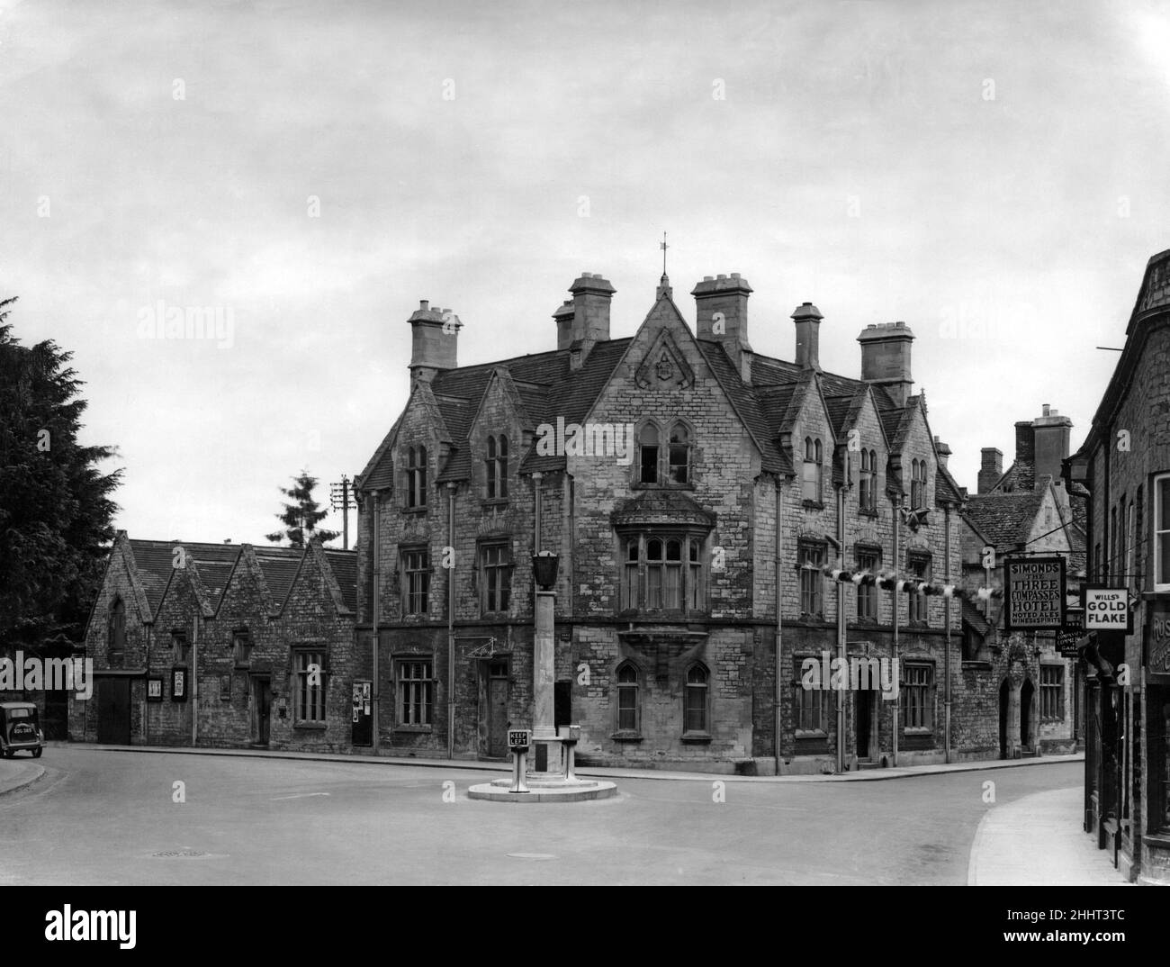 Cirencester Police Station, Gloucestershire. 10th June 1938 Stock Photo