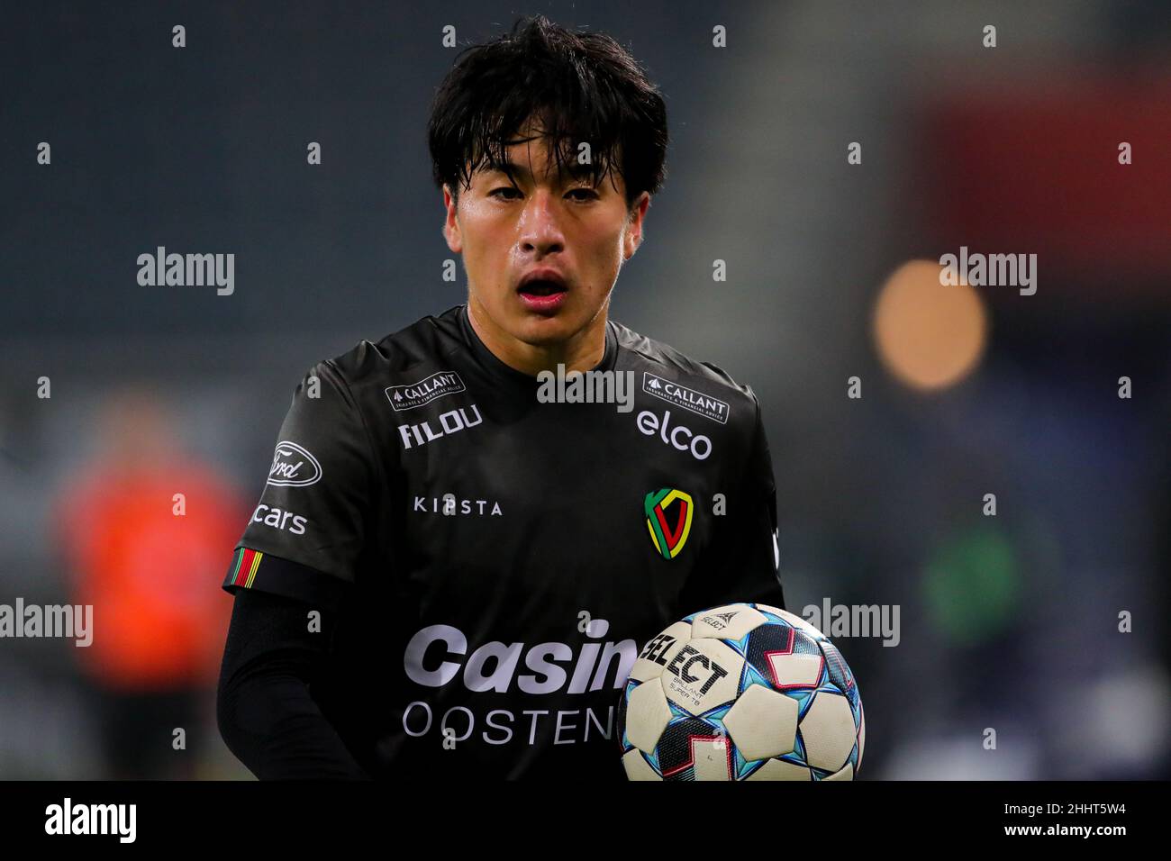 GENT, BELGIUM JANUARY 25 Tatsuhiro Sakamoto of KV Oostende during