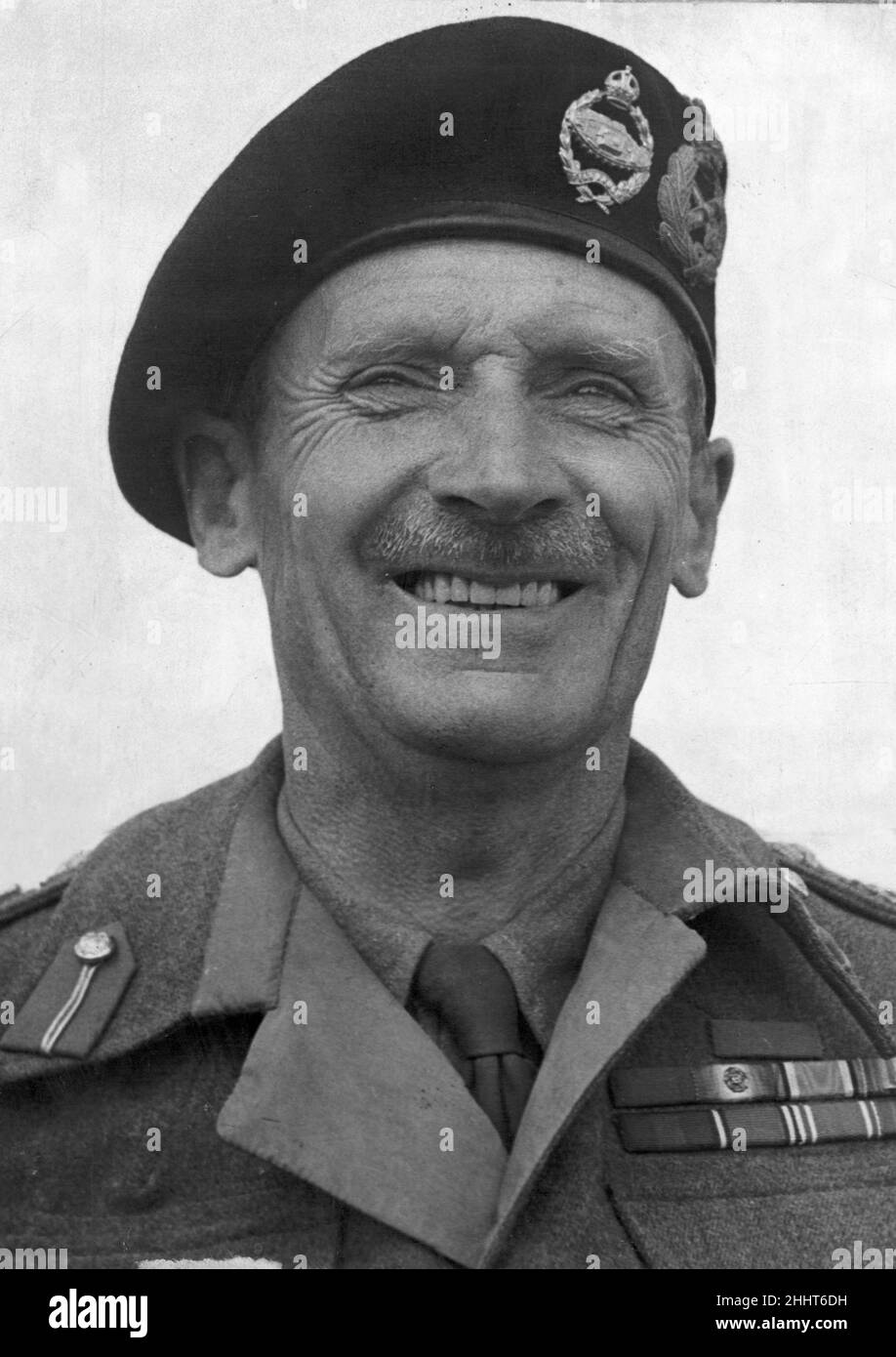 Field Marshal Bernard Montgomery, General Officer Commanding the 8th