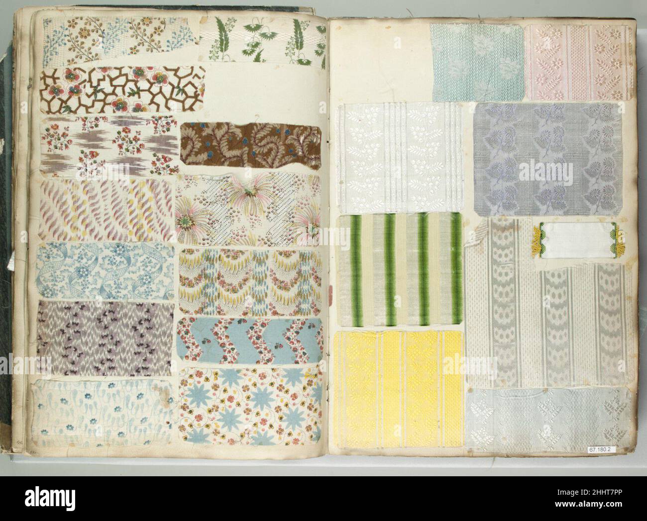 Textile Sample Book 1821 French. Textile Sample Book. French. 1821