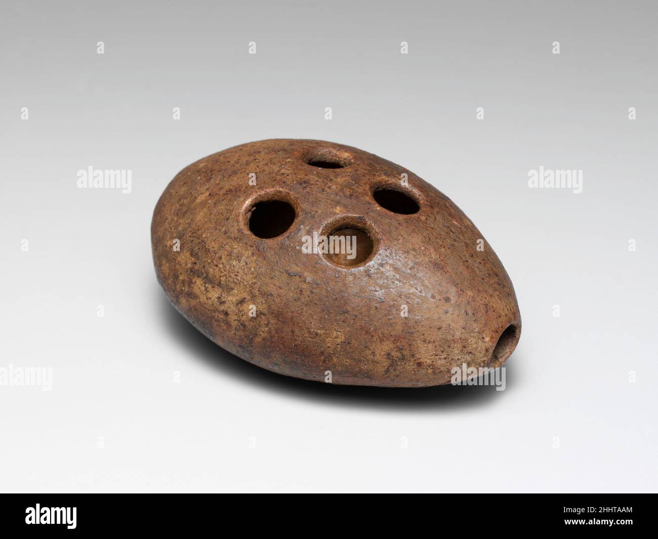 Xun 206 B.C. 220 A.D. Chinese Simple globular clay whistles or