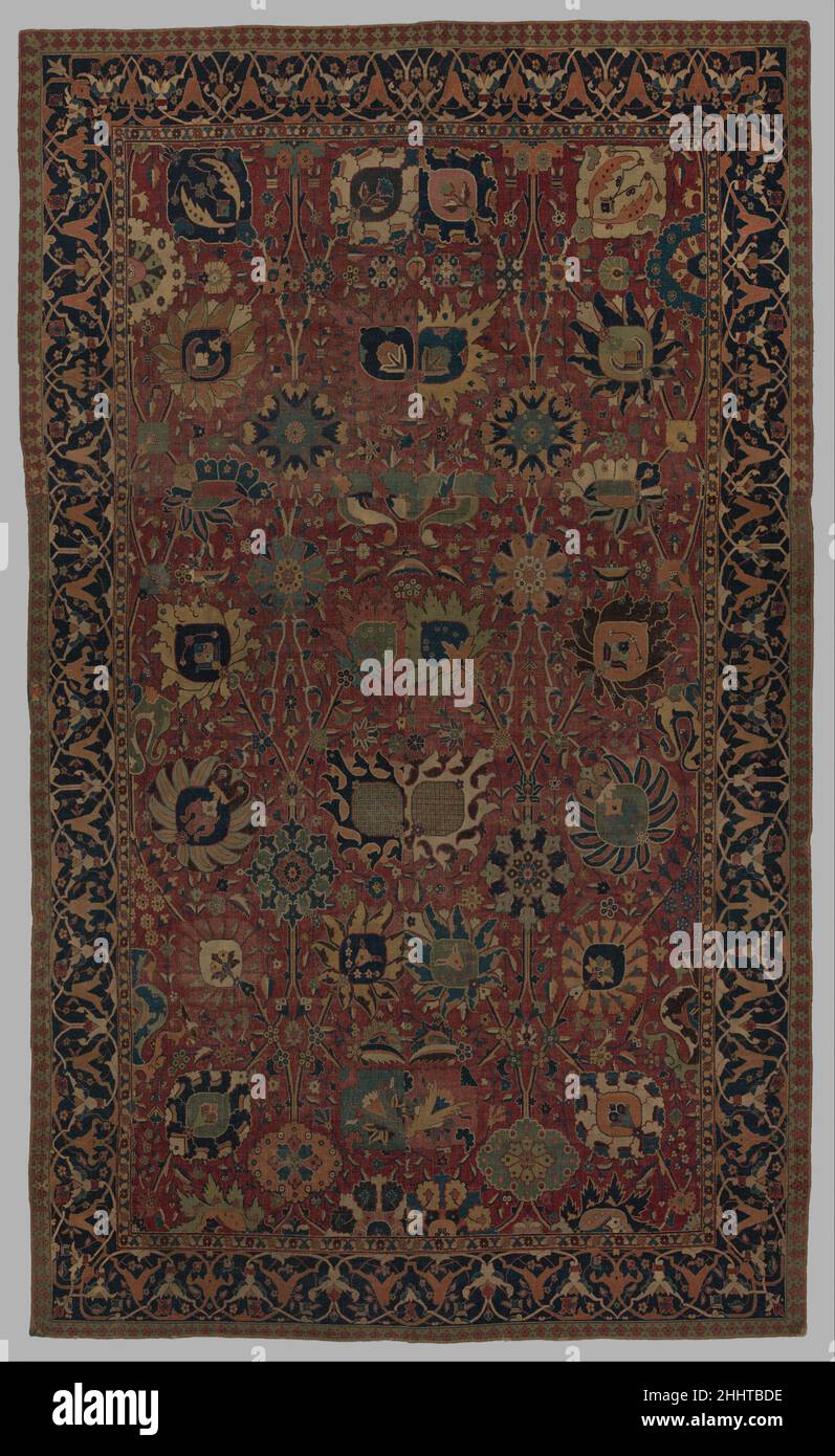 1700s Rug Patterns Carpet 17th century. Carpet. 17th century. Cotton (warp and weft), wool ...