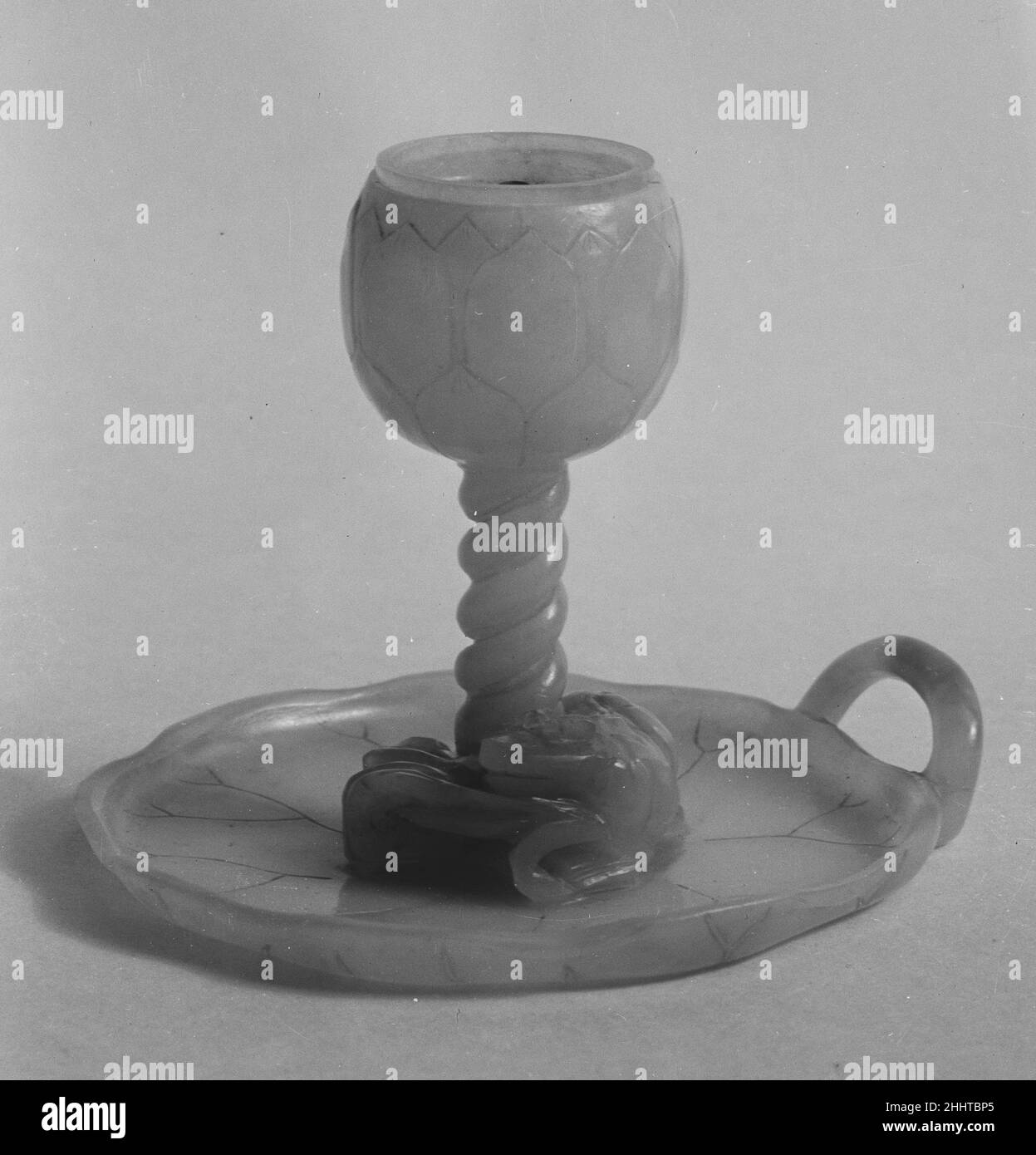 Oil lamp 18th century China. Oil lamp. China. 18th century. Jade