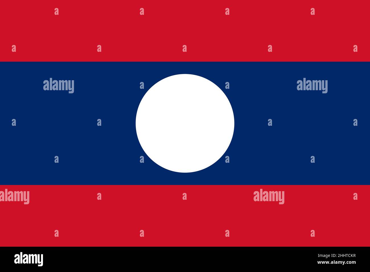 Laos official flag of country Stock Vector Image & Art Alamy