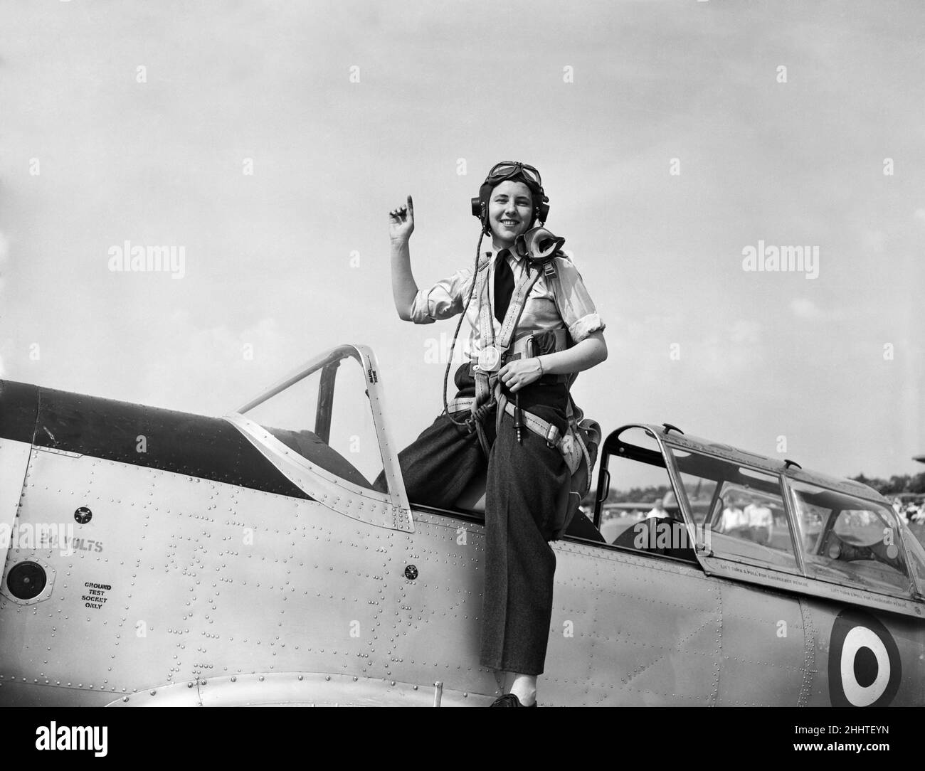 Joan Hughes, MBE was a World War II ferry pilot and one of Britain's