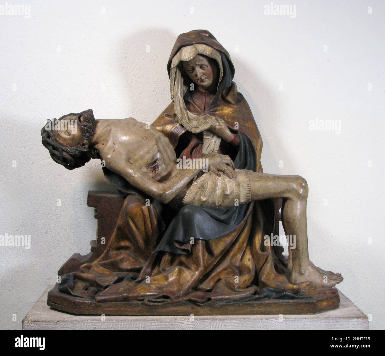 Pietà 1435–40 German Devotional images that emphasize the physical ...