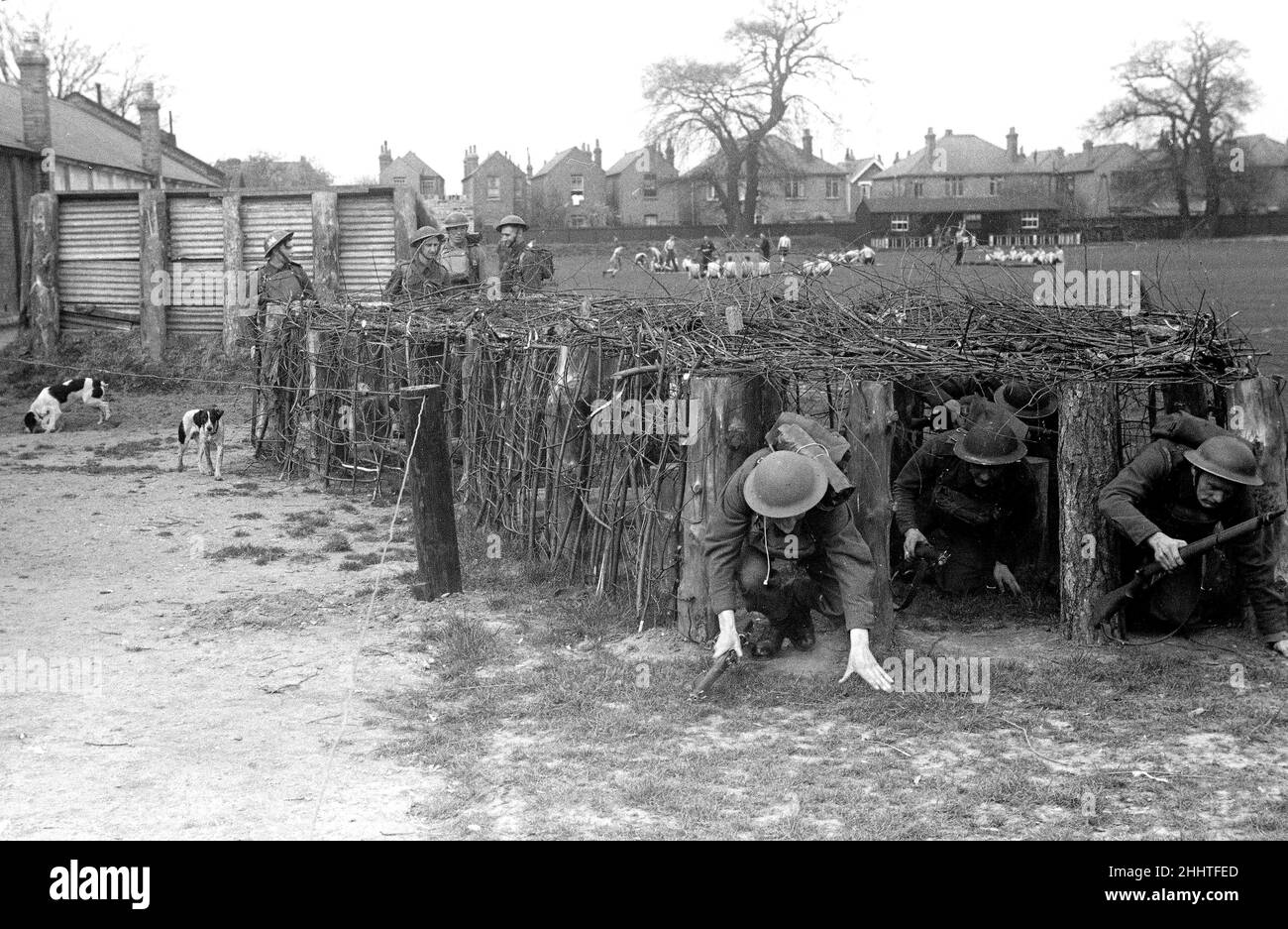 Ww2 army barracks Black and White Stock Photos & Images - Alamy