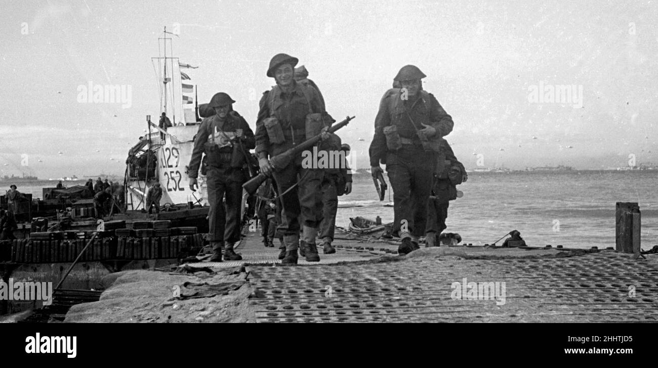 8x6 Gloss Photo ww225 Normandy Calvados Caen 1944 16 