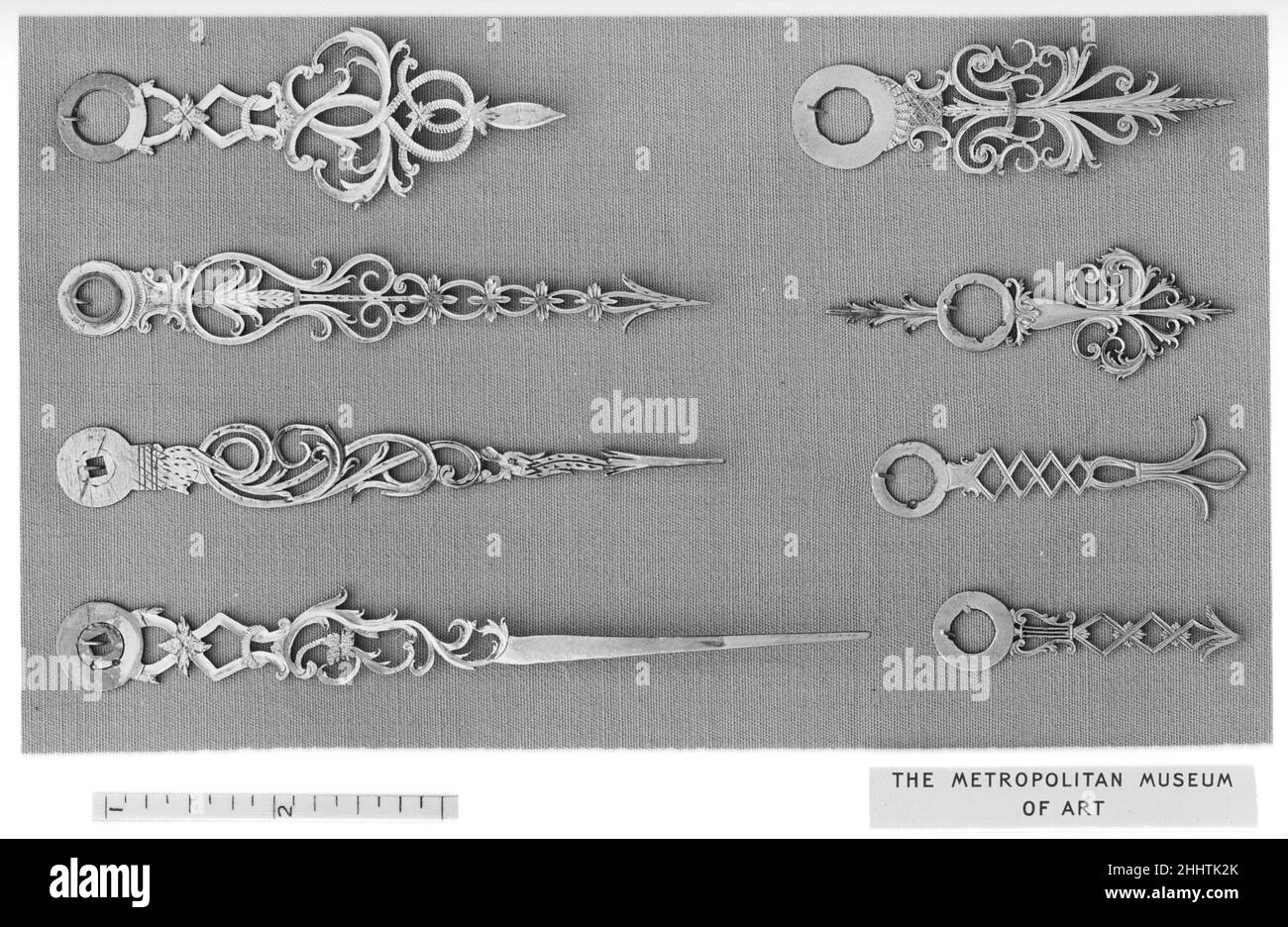 Clock hand 18th century French. Clock hand. French. 18th century. Gilt