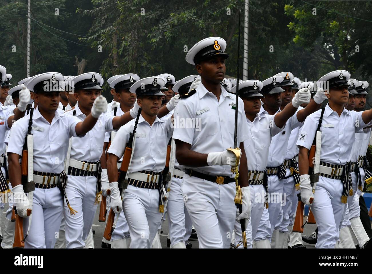 navy day dress
