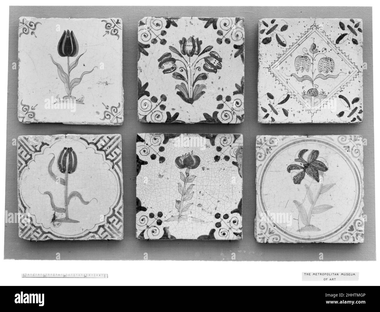 Tile 164070 Dutch, Makkum or Harlingen. Tile. Dutch, Makkum or